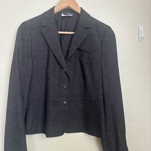 Akris Punto Gray Tailored Blazer